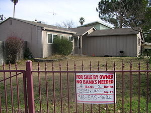 Sale by owner previous to foreclosure.