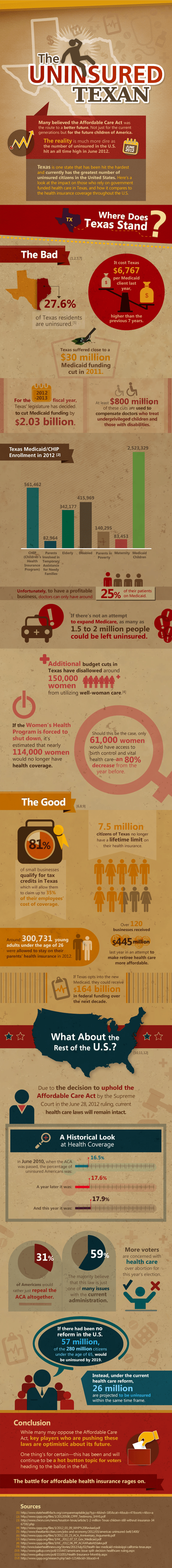 The Uninsured Texan - An InfoGraphic